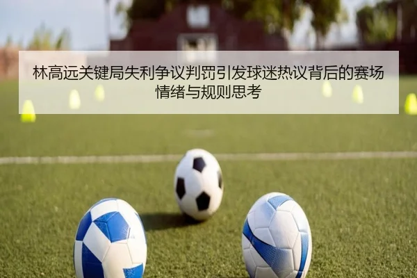 林高远关键局失利争议判罚引发球迷热议背后的赛场情绪与规则思考